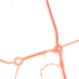 Night-time road noise heatmap for NN11 0PR