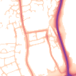 Daytime road noise heatmap for NN11 0PY