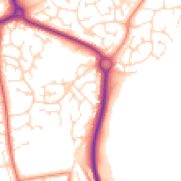 Daytime road noise heatmap for NN11 0RW