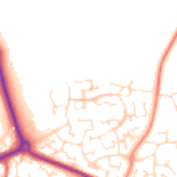 Daytime road noise heatmap for NN11 0SB