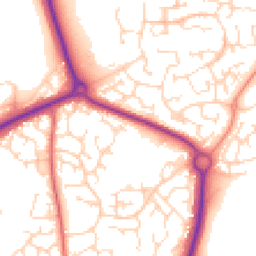 Daytime road noise heatmap for NN11 0TR