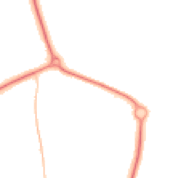 Night-time road noise heatmap for NN11 0TR