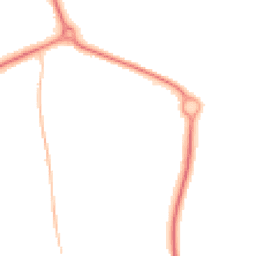 Night-time road noise heatmap for NN11 0TY