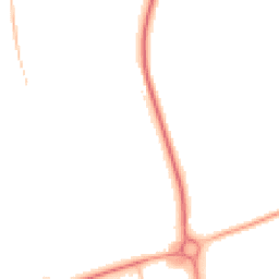 Night-time road noise heatmap for NN11 0XS