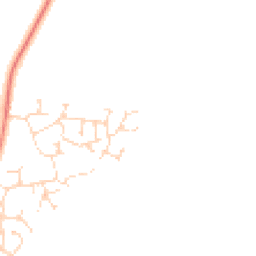 Daytime road noise heatmap for NN11 2AG
