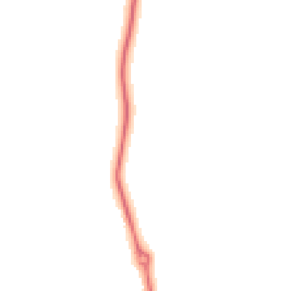 Night-time road noise heatmap for NN11 2AN