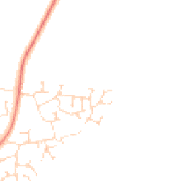 Daytime road noise heatmap for NN11 2PW