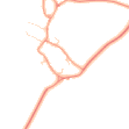 Daytime road noise heatmap for NN11 2SZ