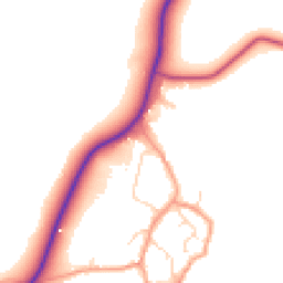 Daytime road noise heatmap for NN11 3AE