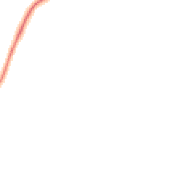 Night-time road noise heatmap for NN11 3AS
