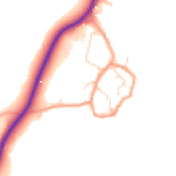 Daytime road noise heatmap for NN11 3AT