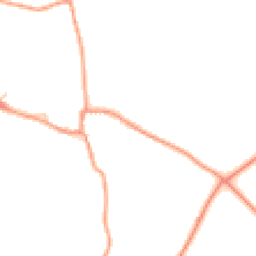 Daytime road noise heatmap for NN11 3ED
