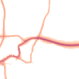 Daytime road noise heatmap for NN11 3ER