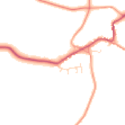 Daytime road noise heatmap for NN11 3HE