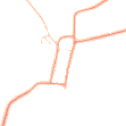 Daytime road noise heatmap for NN11 3NR