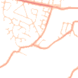 Daytime road noise heatmap for NN11 3TW