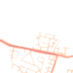 Daytime road noise heatmap for NN11 3UQ