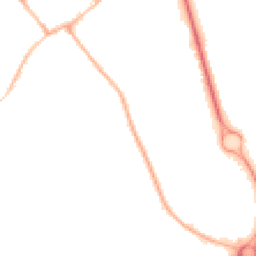 Night-time road noise heatmap for NN11 4EB