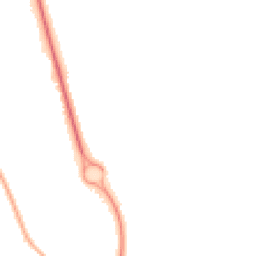 Night-time road noise heatmap for NN11 4LW
