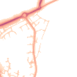 Daytime road noise heatmap for NN11 4QA