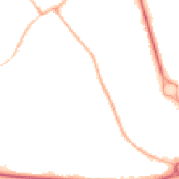 Night-time road noise heatmap for NN11 4RL