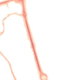Night-time road noise heatmap for NN11 4TJ