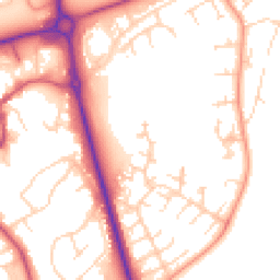 Daytime road noise heatmap for NN11 4UJ