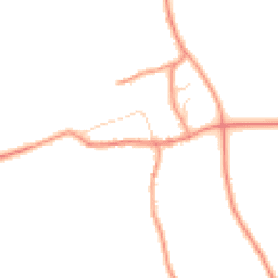 Daytime road noise heatmap for NN11 6DH