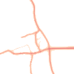 Daytime road noise heatmap for NN11 6DP