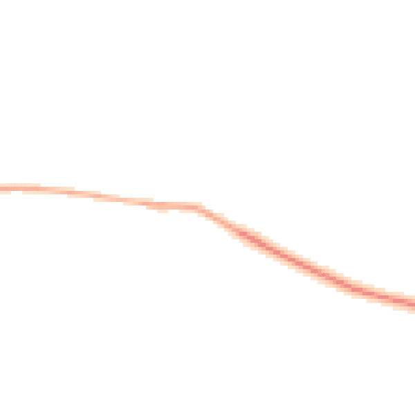 Night-time road noise heatmap for NN11 6DX