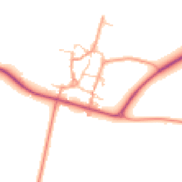 Daytime road noise heatmap for NN11 6JJ
