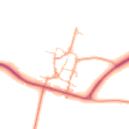 Daytime road noise heatmap for NN11 6JQ