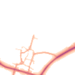 Daytime road noise heatmap for NN11 6JR