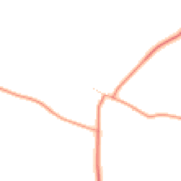 Daytime road noise heatmap for NN11 6LE