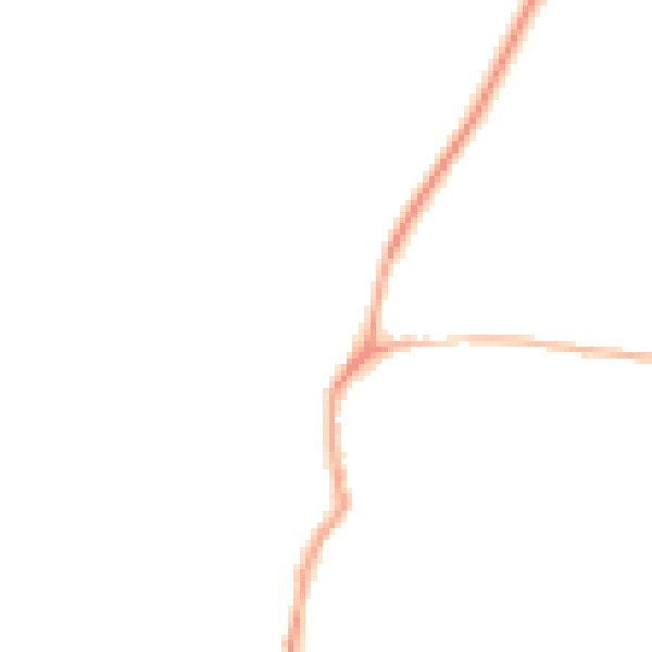Night-time road noise heatmap for NN11 6UP