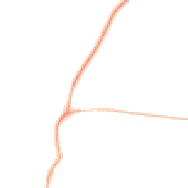 Night-time road noise heatmap for NN11 6XG