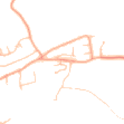 Daytime road noise heatmap for NN11 7AD