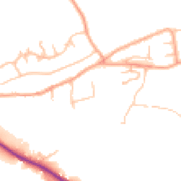 Daytime road noise heatmap for NN11 7HD