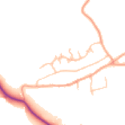 Daytime road noise heatmap for NN11 7HN