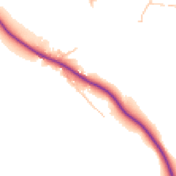 Daytime road noise heatmap for NN11 7HU
