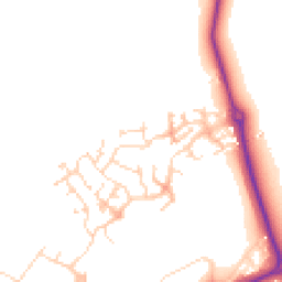 Daytime road noise heatmap for NN11 8AE