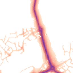 Daytime road noise heatmap for NN11 8AT