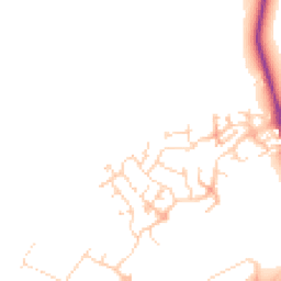 Daytime road noise heatmap for NN11 8BD