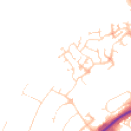 Daytime road noise heatmap for NN11 8BL