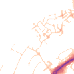 Daytime road noise heatmap for NN11 8BU