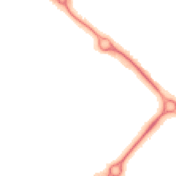 Night-time road noise heatmap for NN11 8PA