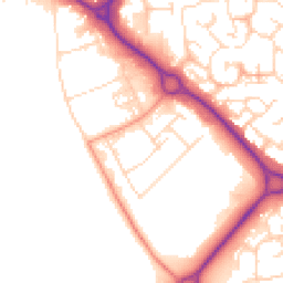 Daytime road noise heatmap for NN11 8QH