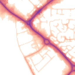 Daytime road noise heatmap for NN11 8QY