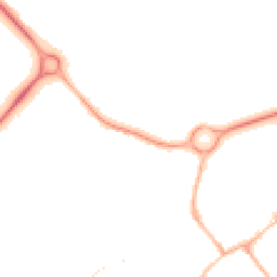 Night-time road noise heatmap for NN11 9BY