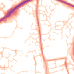 Daytime road noise heatmap for NN11 9SW